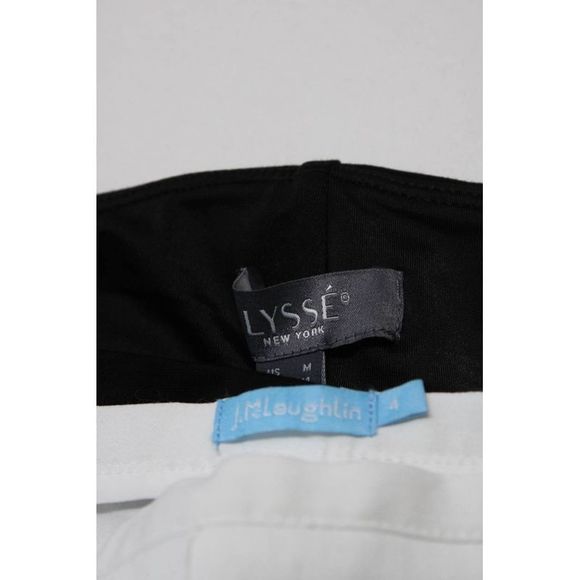 Lysse J. McLaughlin Womens Black High Rise Stretch Skinny Pants Size M 4 lot 2 - Picture 4 of 4